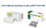 نحوه مصرف آموکسی سیلین و مترونیدازول برای عفونت دندان-min.jpg
